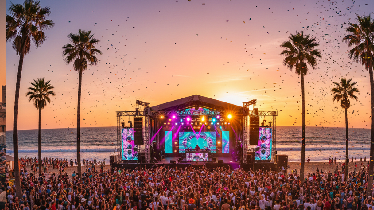 Beach festival during Morocco events June 2026