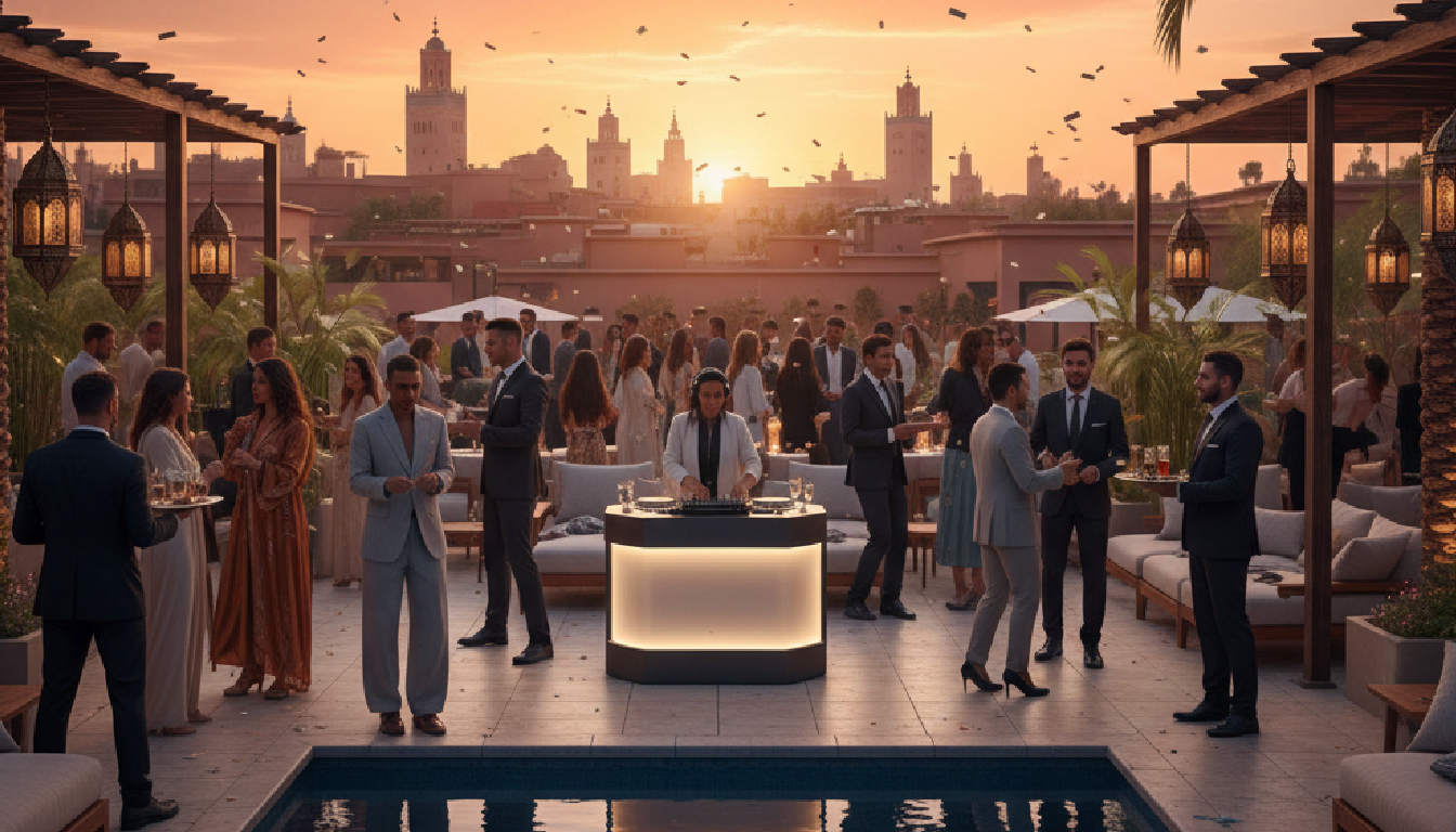 Marrakech rooftop party March 2026 Title: Marrakech Events March 2026 Nightlife
