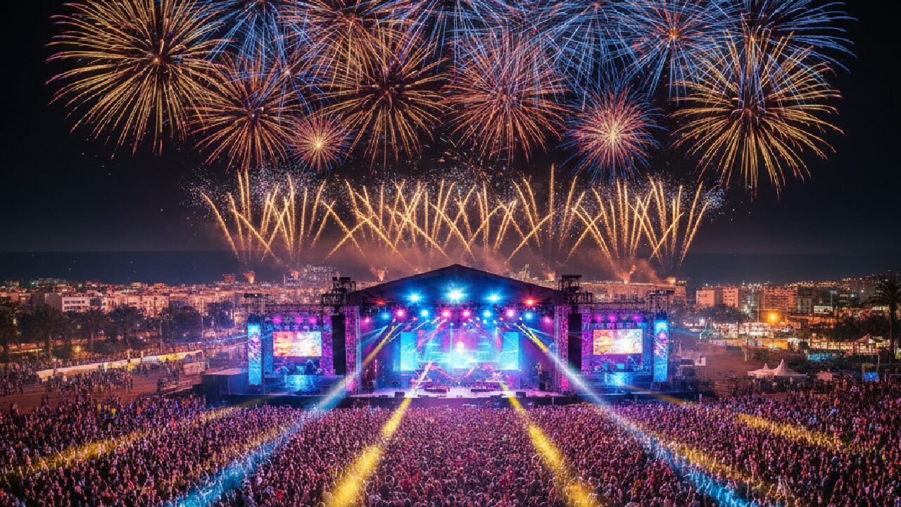 Summer night festival during Morocco events July 2026