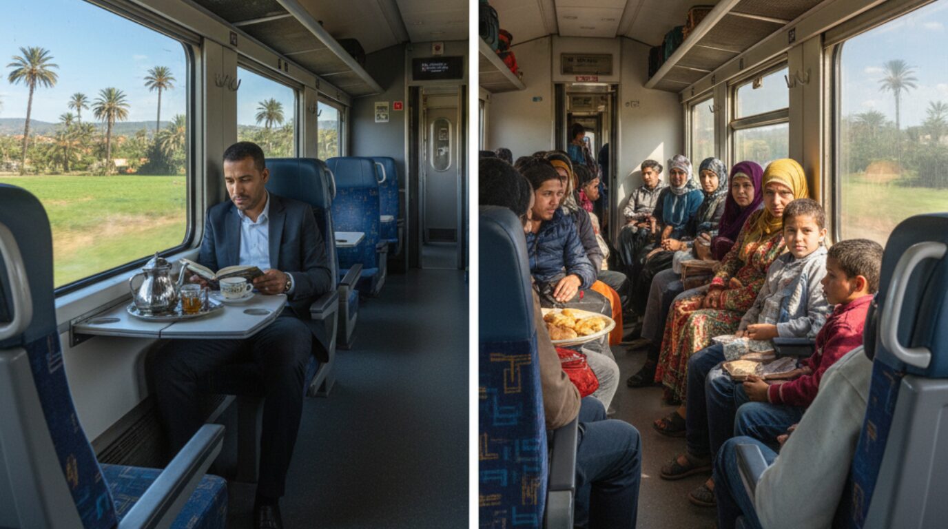 ONCF 1st vs 2nd Class Train Casablanca Marrakech 2026