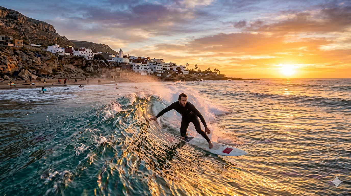 Taghazout surf Morocco 2026