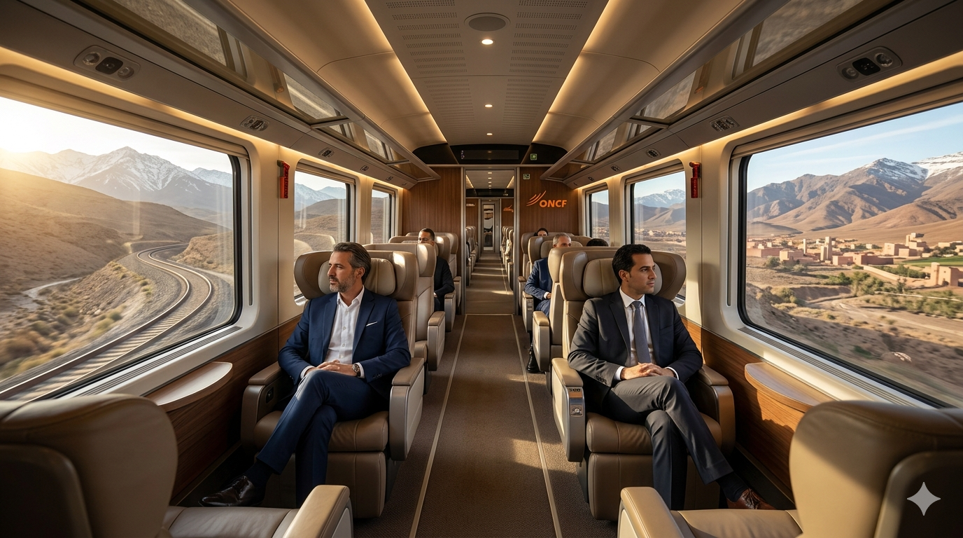 ONCF first class vs second class Morocco 2026